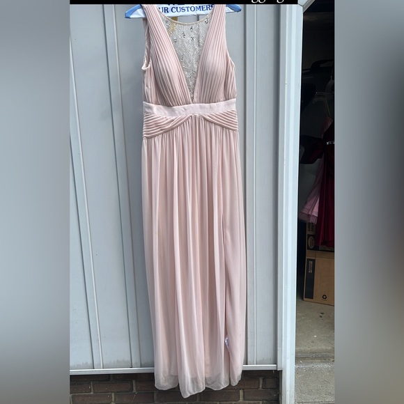 Adrianna Papell blush pink bridesmaid dress size 6 - Picture 1 of 6